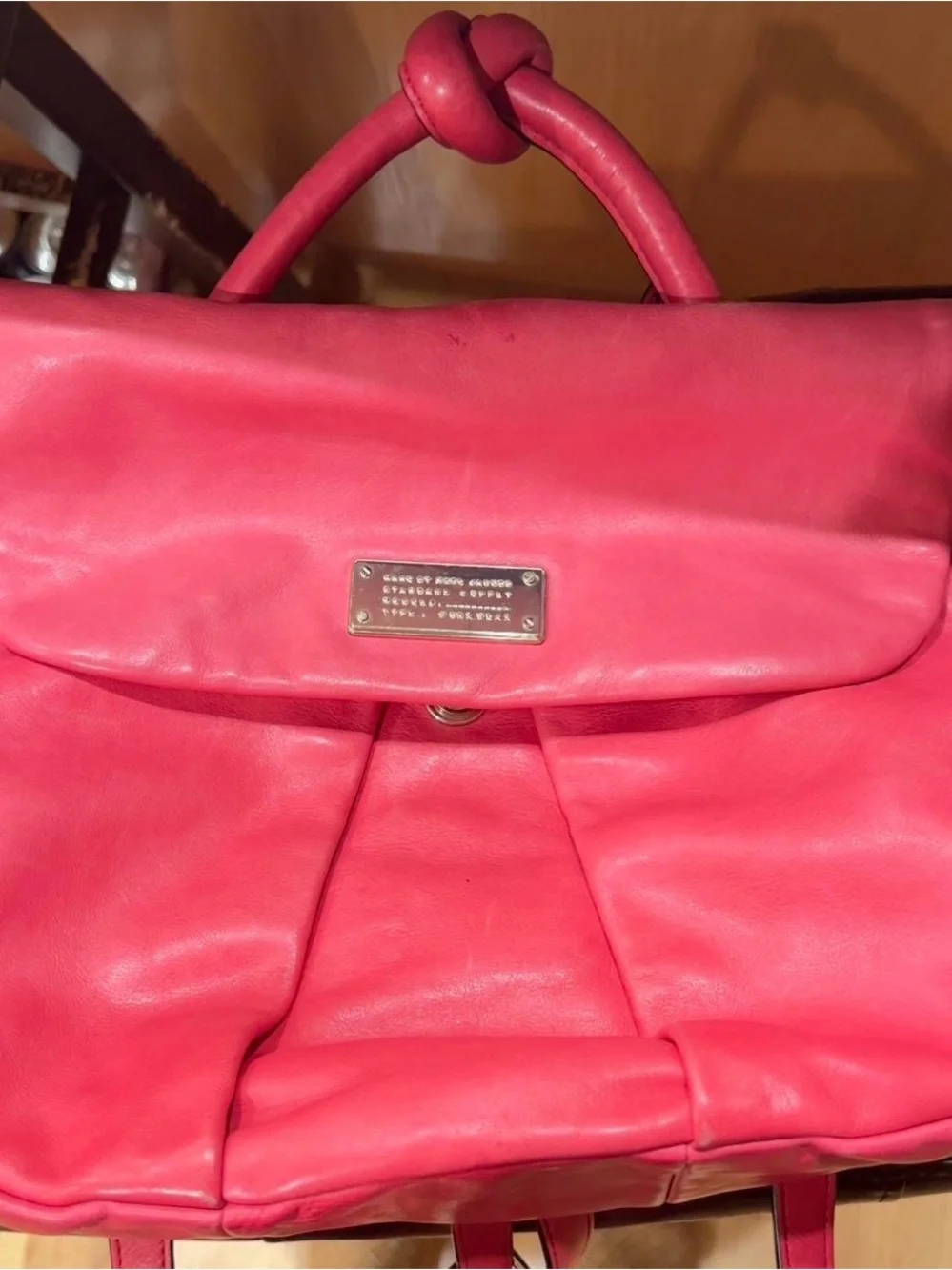 Marc by Marc Jacobs Pink Leather backpack